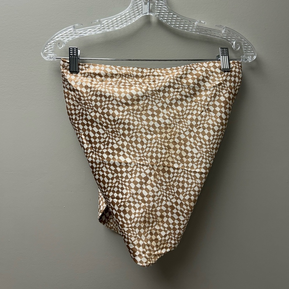 Dynamite Checkered Bandanna Top